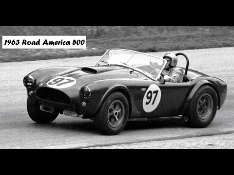 Thumbnail for 1963 Road America 500 - Dave MacDonald & Bob Bondurant win GT Class in Shelby Cobra CSX2136