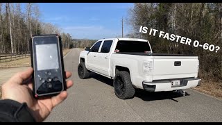 93 Performance tune  2018 Silverado 5.3 | 060 test |