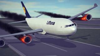 Airplane Survival Scenarios & Emergency Landings #9 | Besiege