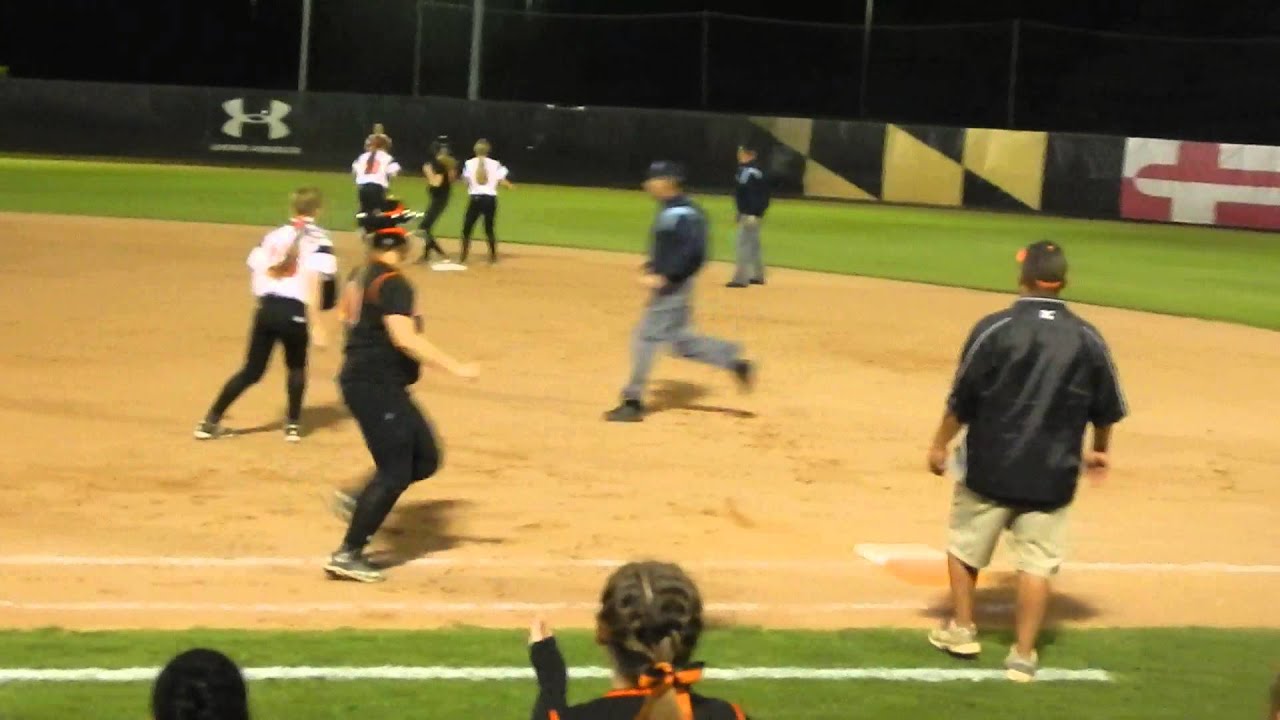 Casper single Eastern Tech/Easton softball 2A state finals 5/23/14