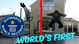 BREAKING TRAMPOLINE WORLD RECORDS