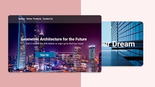 Split Landing Page UI (with Figma) -----Timelapse