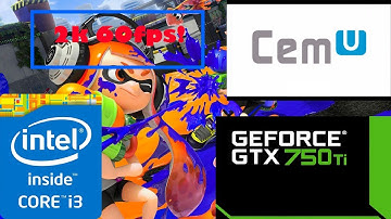 Cemu 1.9.0c Splatoon-2k60fps-GTX 750 Ti 2GB-i3 3220 3.30ghz-8gb RAM
