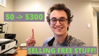 I TRIED SELLING FREE STUFF! (HONEST RESULTS) - $0 to ???