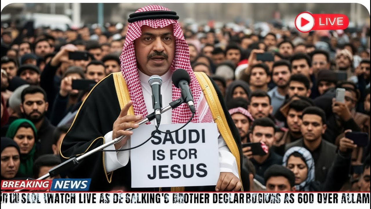 Muslims in Saudi Watch LIVE as King's Brother Share His Testimony Jesus is in Saudi Arabia RIGHT NOW