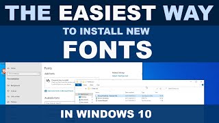 Install New Font Windows 10. The Quickest & Easiest Way. Resimi