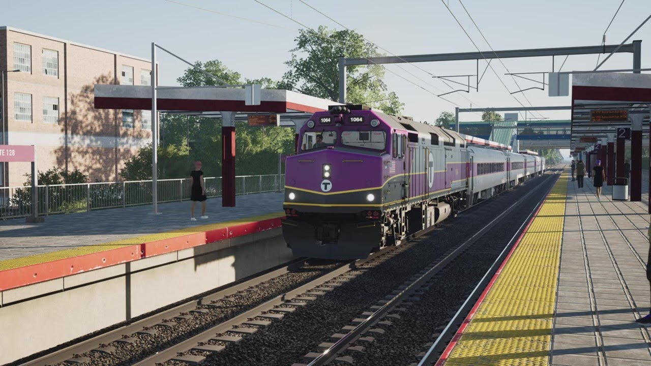 Train Sim World 3 PS5 Boston Sprinter Operating MBTA Commuter Rail ...