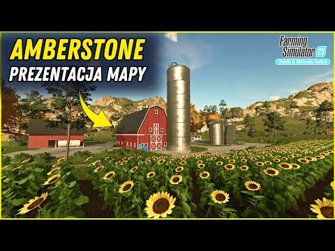 Amberstone - prezentacja mapy w grze Farming Simulator 23