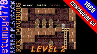 Rick Dangerous Retro Playback 1989, Level 2.