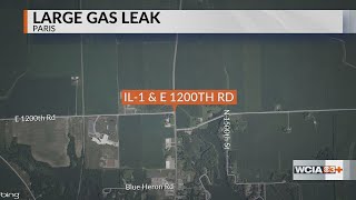 Paris Fire Dept. responds to large gas leak, closing Route 1