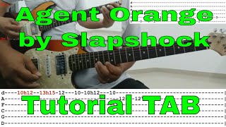 Agent Orange by Slapshock Tutorial TAB guitar cover