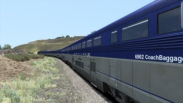Train Simulator 2015. Pacific Surfliner, Riding the Surf part 3 (2). F59PHI Amtrak