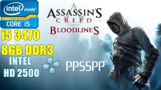 Assassin's Creed Bloodlines (PPSSPP) - Core i5 3470 (intel HD 2500) - Benchmark Test
