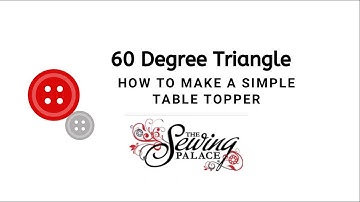 How to use a 60 Degree Ruler and Make a simple runner with Art Gallery Fabrics