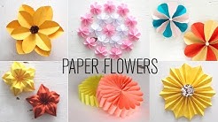 6 Easy Paper Flowers | Flower Making | DIY  - Durasi: 7.28. 