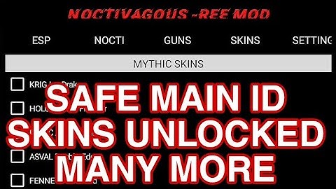 NOCTIVAGOUS FREE MOD SAFE MAIN ID 1.6.38 GARENA NO NEED VIRTUAL