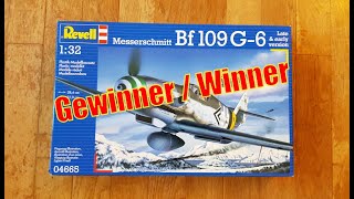 Gewinner / Winner  Revell BF 109 G6 1/32 (English subtitels)