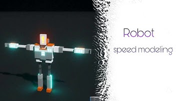 Low poly robot / speed modeling #lowpoly #magicalvoxel #Magicalvoxel #3dmodeling