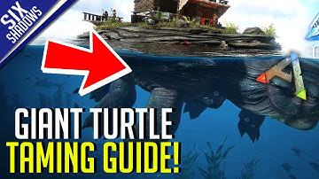 HOW TO TAME A GIANT TURTLE! (MEGACHELON) | New Genesis DLC | Ark: Survival Evolved