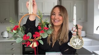 Christmas crafting | DIY  expensive looking Christmas decor from things I have around my home