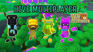Playing The Hive In Multiplayer Super Bear Adventure Gameplay Walkthrough With Hacker
