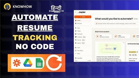Auto Track Resumes in Gmail with Zapier + Google Sheets (No Code Recruiter Hack!)