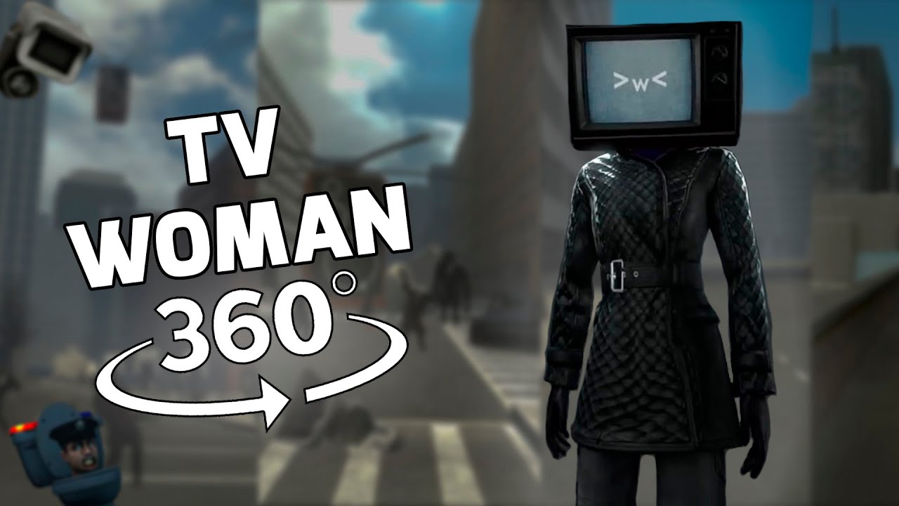 Tv Woman 360° Finding Challenge Skibidi Toilet Vr Video Youtube