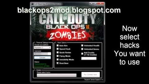 Black ops 2 mods menu (non jtag)or(jail broken ps3)