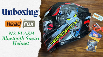 HEADFOX N2 Flash Shady Smart Bluetooth Helmet Unboxing 🔥