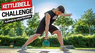 Kettlebell Challenge – Wer flipt das Ding? I Straßensport