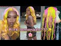 PINK LEMONADE 🍋🌸 INSPIRED WIG| custom colored| ft. THEBRIANNADUVAL ✨