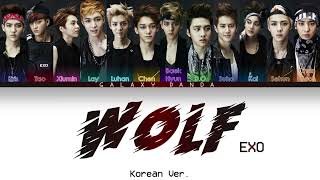 EXO (엑소) - 'Wolf (늑대와 미녀)(Korean Ver.)' Lyrics (Color Coded_Han_Rom_Eng)