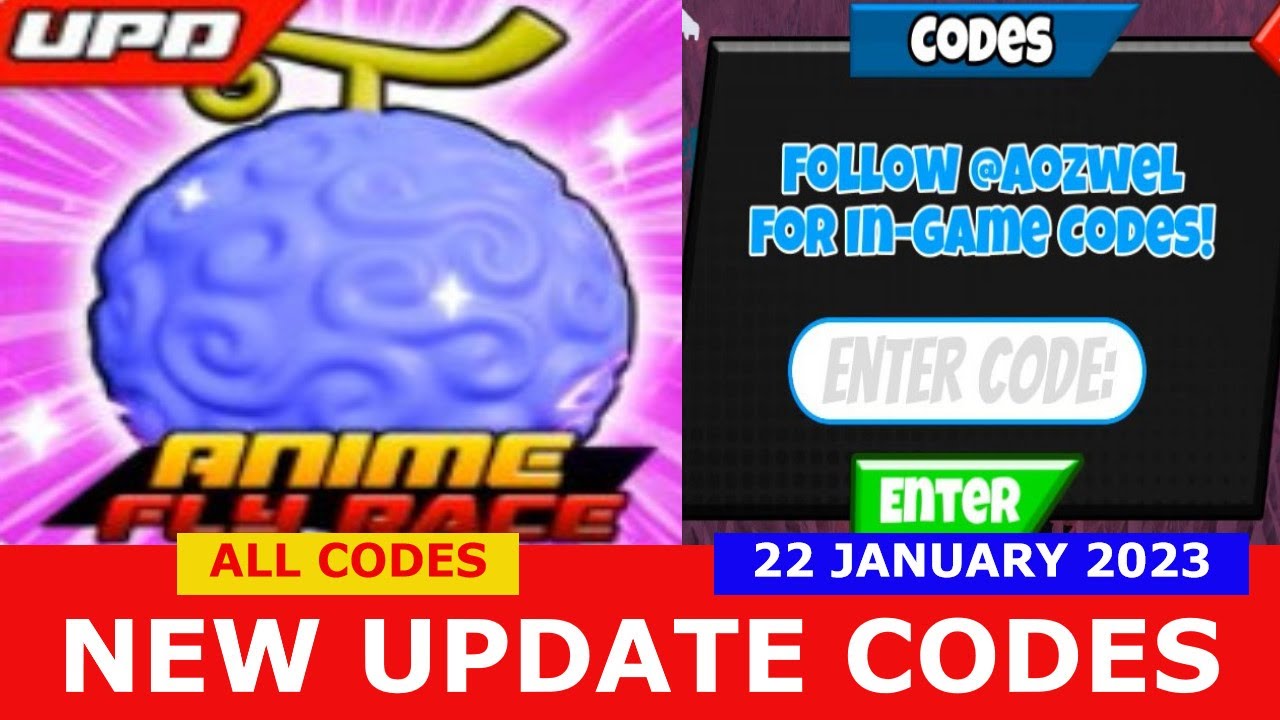 All Anime Fly Race Codes (Roblox) - Tested January 2023 - Player