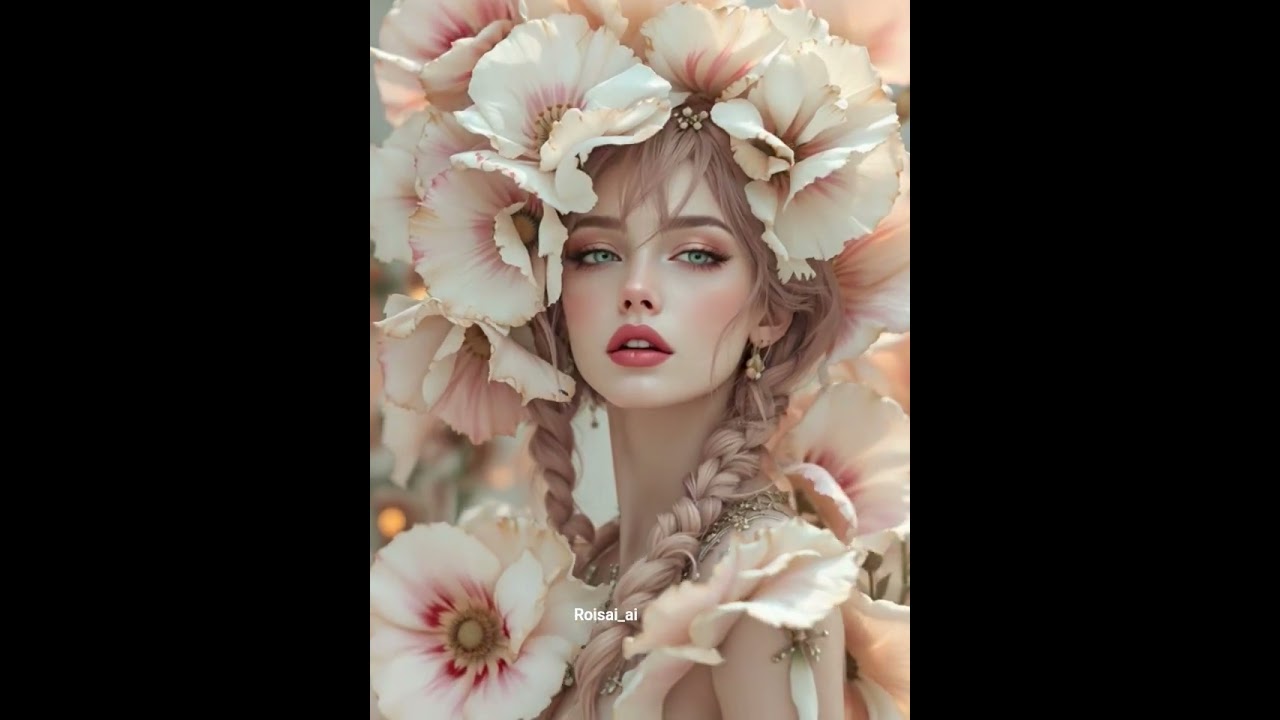 Enchanting Floral Fantasy Portraits | Ethereal AI Art 