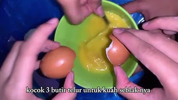 Cara membuat cireng kuah seblak