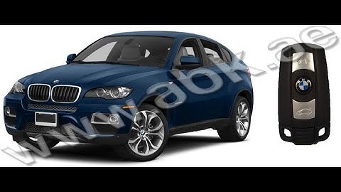 BMW X6 2013 CAS3+ All Keys Lost Smart Key Programming By The Zed Full Key Programmer