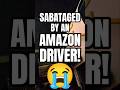 SABATAGED BY AN #AMAZON DRIVER WITH AN ACCENT! TRUCKING IS GETTING TOO DANGEROUS OUT HERE.