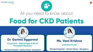 All You Need to Know About Food for CKD Patients | Dr Garmia &amp; Ms. Vani | Manipal Hospital Varthur