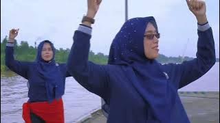#Senam_Kreasi_Pantai_Solop Perwosi Kab.Inhil