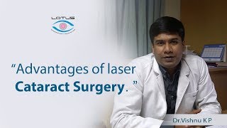 Dr Vishnu K P talks about Laser Refractive Cataract Surgery. screenshot 2