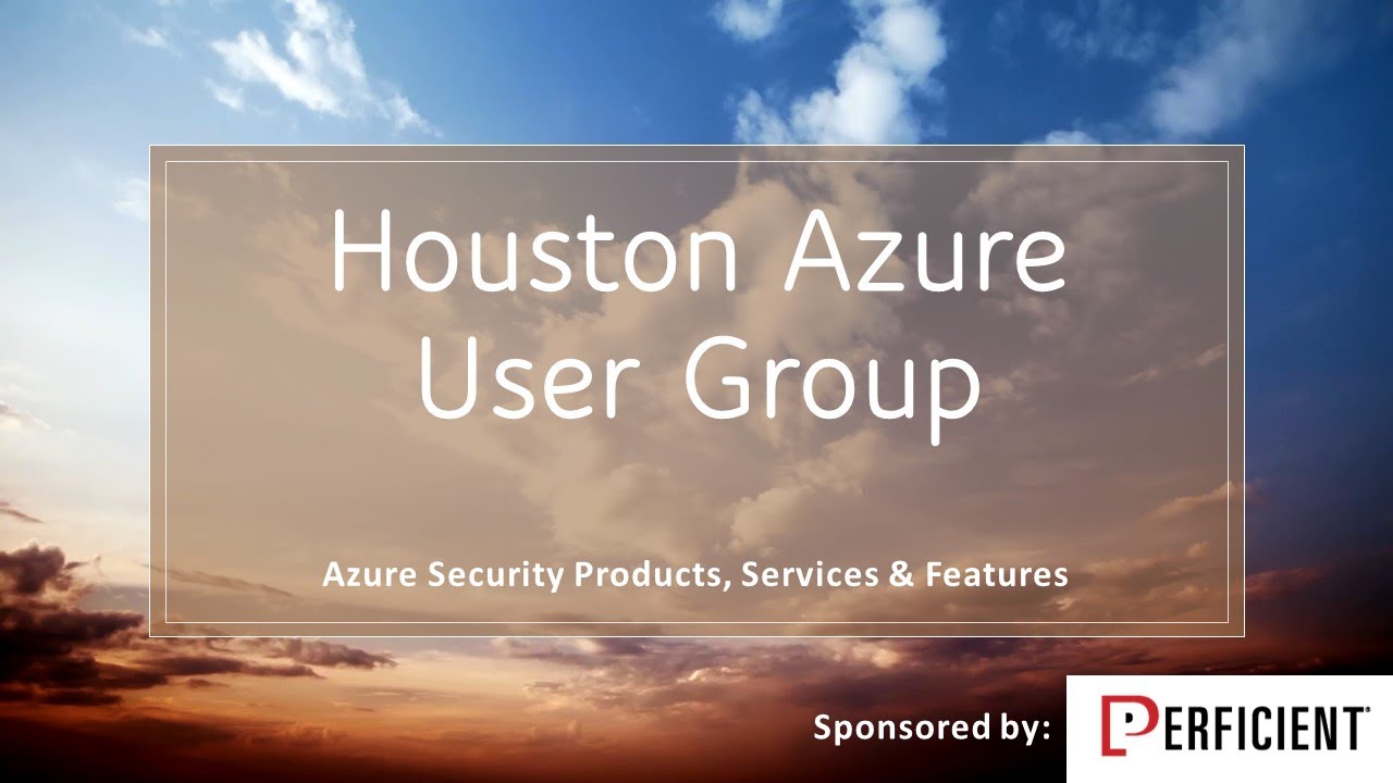 Azure Security Products, Services & Features August 2023 YouTube