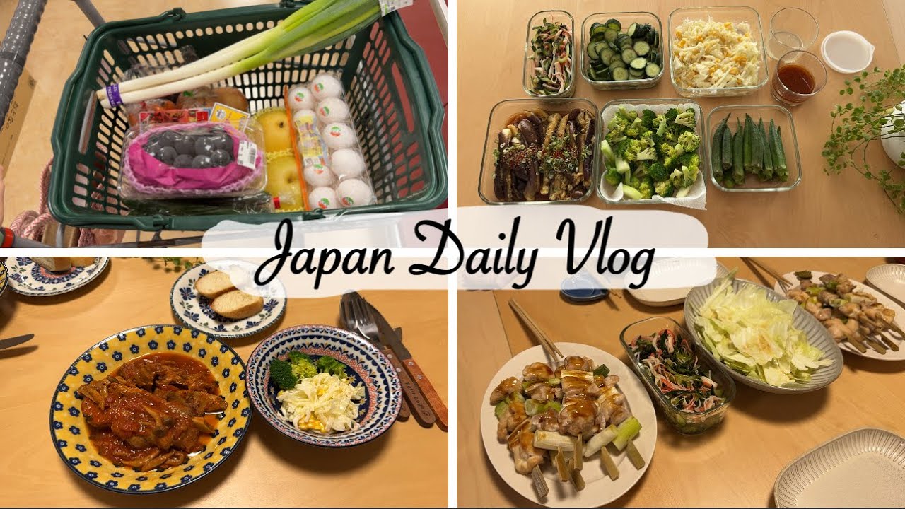 Покупка продуктов в Японии и приготовление ужина на 4 дня вперед