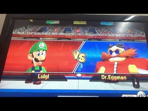 Mario Sonic At 2008 Beijing Olympic Games Dr Eggman Vs Luigi 4 Event Championship