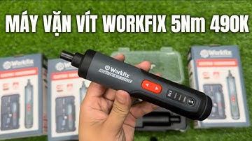 Máy Vặn Vít WORKFIX 5Nm Hàng Chính Hãng, Máy Vặn Vít Pin Mini Cầm Tay