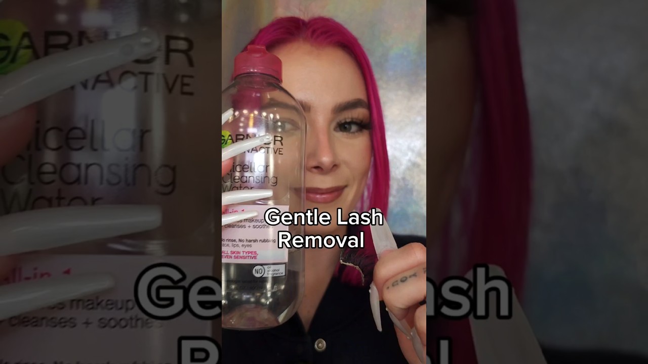 Gentle Lash Removal - How to remove fake lashes easily 
