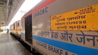 BHUBANESWAR To NEW DELHI | Full Train Journey 12281/Duronto Express Indian Railways in 4k ultra HD