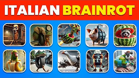 Guess Italian Brainrot Animals In 5 Seconds | Easy, Medium, Hard, Impossible