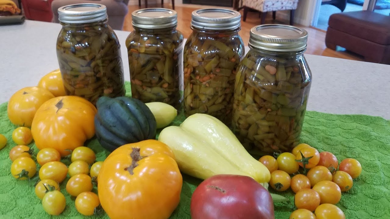 CANNING GREEN BEANS IN CROCK POT YouTube