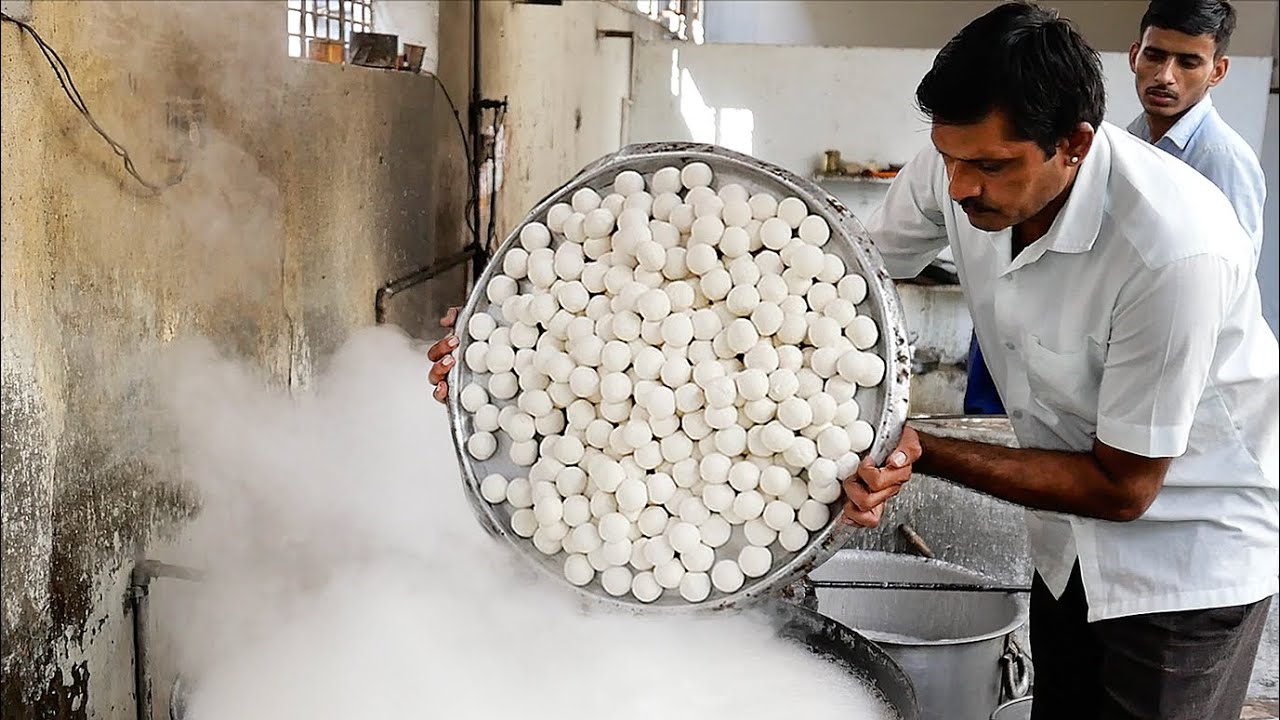 Индийская еда - Лучшая Расгулла Сырные Шарики в Индии!