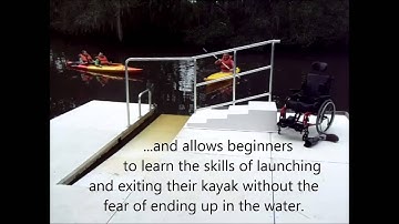ADA COMPLIANT FLOATING KAYAK AND PADDLE BOARD DOCK BY ACCUDOCK